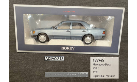1/18 Mercedes W124 230 E - NOREV 1/18, масштабная модель, Mercedes-Benz, scale18