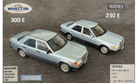 1/18 Mercedes W124 300 E - MCG 1/18, масштабная модель, Mercedes-Benz, scale18