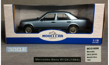 1/18 Mercedes W124 300 E - MCG 1/18, масштабная модель, Mercedes-Benz, scale18