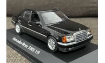 500E Mercedes 500 E  V8 (W124) черный Minichamps 1/43, масштабная модель, Mercedes-Benz, scale43