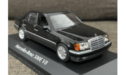 500E Mercedes 500 E  V8 (W124) черный Minichamps 1/43