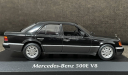 SALE!!! Mercedes 500 E чёрный (W124) Minichamps  1/43, масштабная модель, 1:43, Mercedes-Benz