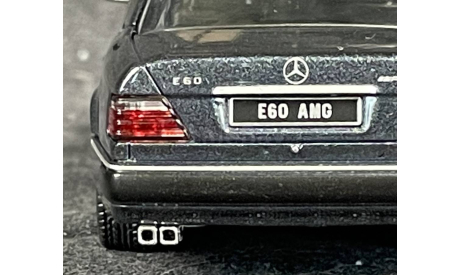 Mercedes E60 (W124) AMG 1994  (чёрный)- SOLIDO  1/43, масштабная модель, scale43, Mercedes-Benz