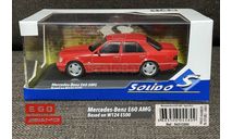 SALE !!! Mercedes E60 AMG W124 (красный)- SOLIDO 1/43, масштабная модель, scale43, Mercedes-Benz