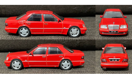 SALE !!! Mercedes E60 AMG W124 (красный)- SOLIDO 1/43, масштабная модель, scale43, Mercedes-Benz