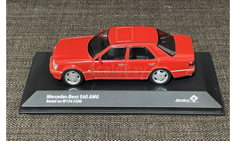 SALE !!! Mercedes E60 AMG W124 (красный)- SOLIDO 1/43, масштабная модель, scale43, Mercedes-Benz