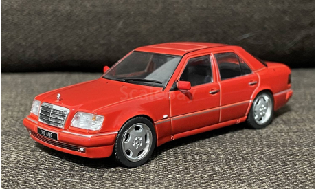 SALE !!! Mercedes E60 AMG W124 (красный)- SOLIDO 1/43, масштабная модель, scale43, Mercedes-Benz