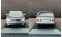 SALE!!! Mercedes 560 SEC (C126) 1980 серый - Minichamps  1/43, масштабная модель, Mercedes-Benz, scale43