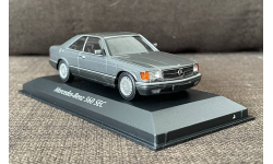 SALE!!! Mercedes 560 SEC (C126) 1980  серый - Minichamps  1/43