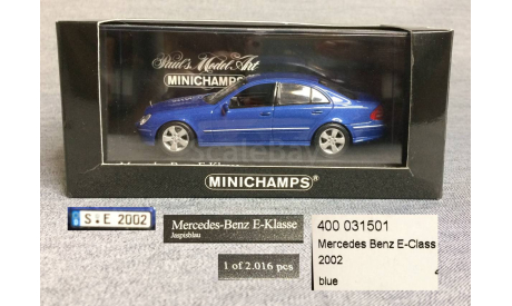 SALE!!! Mercedes W211 E-klasse  Minichamps  1/43, масштабная модель, Mercedes-Benz, scale43