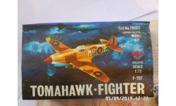 сборная модель самолета.tomahawk-fighter1-72.призв.ADN