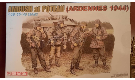 Ambush at Poteau (Ardennes 1944), миниатюры, фигуры, Dragon, scale35