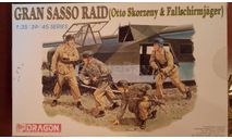 Gran Sasso Raid (Otto Skorzeny & Fallschirmjager), миниатюры, фигуры, Dragon, scale35