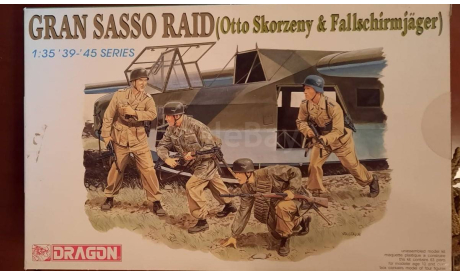 Gran Sasso Raid (Otto Skorzeny & Fallschirmjager), миниатюры, фигуры, Dragon, scale35