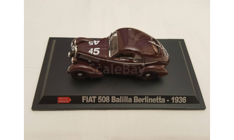 FIAT 508 Balilla Berlinetta - 1936 (1000 MIGLIA), масштабная модель, Starline, scale43