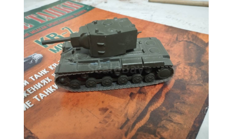 Модель танка КВ-2 Русские танки № 11, журнальная серия Русские танки (GeFabbri) 1:72, Русские танки (Ge Fabbri), 1/72