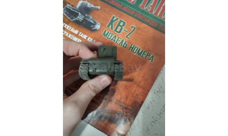 Модель танка КВ-2 Русские танки № 11, журнальная серия Русские танки (GeFabbri) 1:72, Русские танки (Ge Fabbri), 1/72