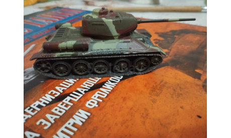 Модель танка Т-34-85 Русские танки № 13, журнальная серия Русские танки (GeFabbri) 1:72, Русские танки (Ge Fabbri), 1/72