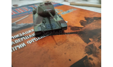 Модель танка Т-34-85 Русские танки № 13, журнальная серия Русские танки (GeFabbri) 1:72, Русские танки (Ge Fabbri), 1/72