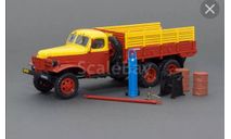 Зис 151 ’Техпомощь’, Тираж 720 экз. (красно-желтый) 1957 СССР Dip 1:43 115102, масштабная модель, DiP Models, scale43