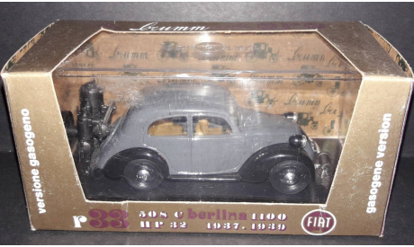 FIAT 1100 (508c.), 1937г Газогенераторный., масштабная модель, Brumm, scale43