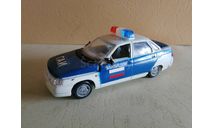 1:43 Ваз 2110 ГАИ,Милиция, масштабная модель, Агат/Моссар/Тантал, scale43