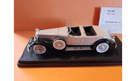 1:43 Duesenberg,Rio, масштабная модель, scale43