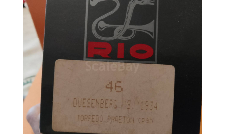 1:43 Duesenberg,Rio, масштабная модель, scale43