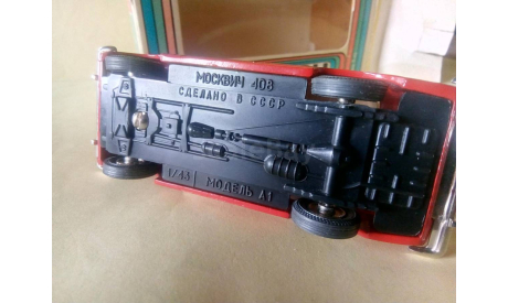 1:43 Москвич 408,А1, масштабная модель, Агат/Моссар/Тантал, scale43