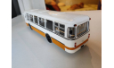 С Рубля! Автобус ЛиАЗ 677М белый с охрой, масштабная модель, Советский Автобус, 1:43, 1/43