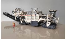 1/50 фреза карьерная дорожная Wirtgen 4200 комбайн, масштабная модель трактора, scale50