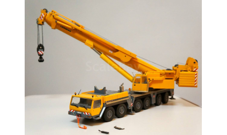 1/50 кран Liebherr 1300-6.1 автокран 1:50 редкий, масштабная модель трактора, scale50