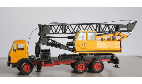 1/50 кран Mercedes Sennebogen 1:50 раритет, масштабная модель трактора, Mercedes-Benz, Conrad, scale50
