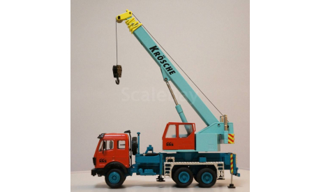 1/50 авто кран Mercedes Liebherr LTF 1:50 оч.редкий, масштабная модель, Conrad, scale50