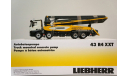 бетононасос Liebherr на Mercedes Benz 1/50, масштабная модель, Mercedes-Benz, NZG, scale50