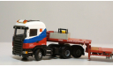 1/50 тягач Scania полуприцеп трал Mammoet редкий, масштабная модель, scale50