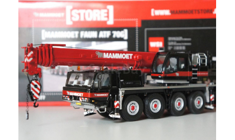 1/50 кран Tadano Faun 70 Mammoet WSI редкий, масштабная модель трактора, scale50