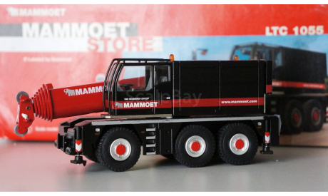 1/50 кран Liebherr ltс 1055 Mammoet оч.редкий, масштабная модель трактора, Conrad, scale50