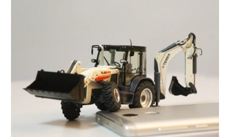 1/50 экскаватор Terex 840 погрузчик 1:50, масштабная модель трактора, NZG, scale50