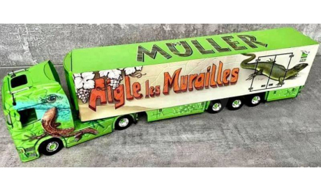 1/50 Scania Muller рефрижератор Tekno 351 из 500, масштабная модель, Drake, scale50