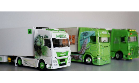 1/50 MAN Muller рефрижератор Tekno 1из 325 раритет, масштабная модель, scale50