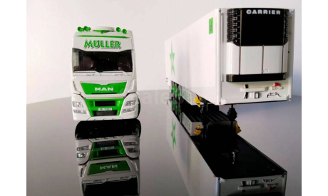 1/50 MAN Muller рефрижератор Tekno 1из 325 раритет, масштабная модель, scale50