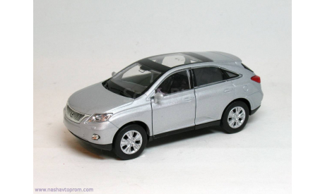 LEXUS RX 450H (серебристый), масштабная модель, 1:30, 1/30, Welly