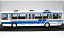 модель автобуса ЛиАЗ-5256 бело-синий Classicbus, масштабная модель, 1:43, 1/43