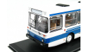 модель автобуса ЛиАЗ-5256 бело-синий Classicbus, масштабная модель, 1:43, 1/43