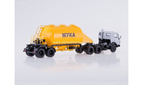 КАМАЗ-54112 с полуприцепом-муковозом АСП-25 SSM, масштабная модель, Start Scale Models (SSM), scale43