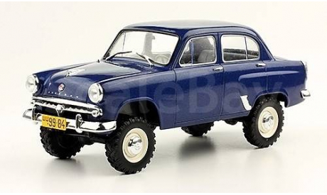 1/24 Москвич-410 Советские автомобили №47, журнальная серия масштабных моделей, Hachette, scale24