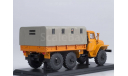 Миасский грузовик 375Д бортовой с тентом, масштабная модель, 1:43, 1/43