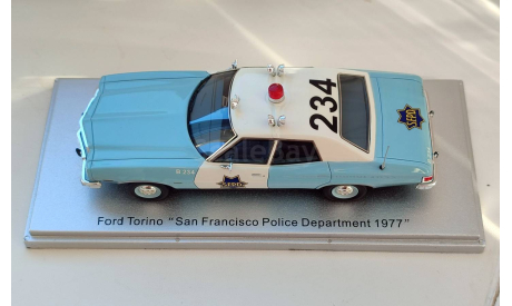 Ford Torino San Francisco Police Department (KESS), масштабная модель, scale43