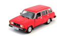 ВАЗ 2104 Жигули, красный, масштабная модель, Bauer, scale43